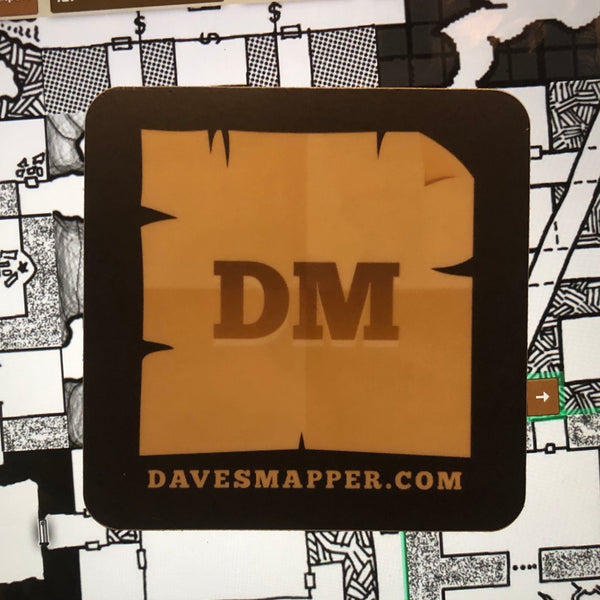 Dave's Mapper Big Sticker